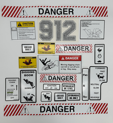 Decal Kit HT912 Trencher