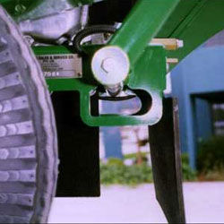 The Tie Down points conveniently located at the rear of the machine allow for quick tie do