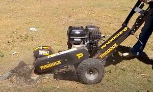 SG350 Stump Grinder Vs Paddock